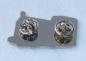 Preview: Pin/ Anstecker Rangierlok gelb/silber 4cm (P15)