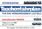 Preview: Kursbuch – Taschenfahrplan für das Verkersgebiet Cottbus - Jahresfahrplan 1984/85 (Reprint)