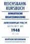 Preview: Reichsbahnkursbuch der sowjetischen Besatzungszone 1948/ 1949 (Reprint)