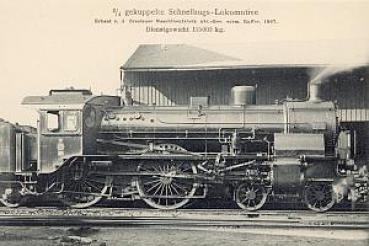 Schnellzug Dampflok von 1907