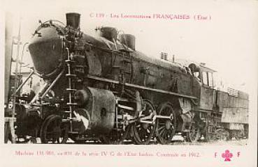 SNCF AK Dampflokomotive C 139