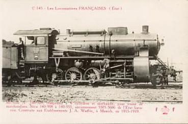 SNCF AK Dampflokomotive C 145