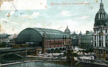 AK Berlin Bahnhof  Friedrichstraße 1906