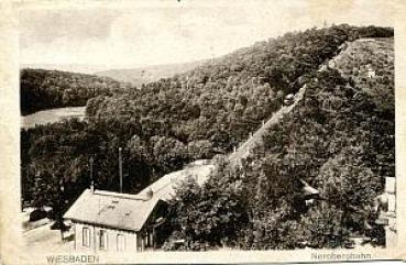 Wiesbaden Nerobergbahn mit Talstation