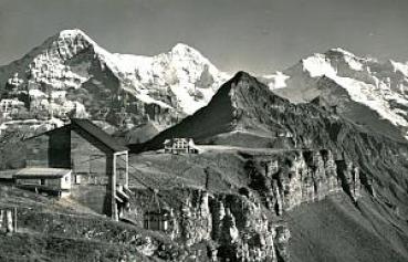 AK Bergstation Männlichen Berner Oberland