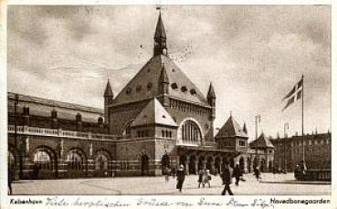 AK Kopenhagen Hauptbahnhof Kobenhavn