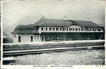 AK Lötschbergbahn Bahnhof Kandersteg