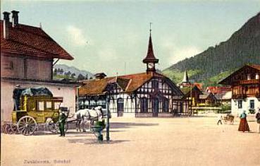 AK Zweisimmen Bahnhof