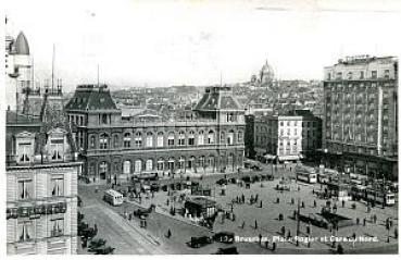 AK Bruxelles Platz Bahnhof Nord