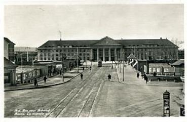 AK Biel der neue Bahnhof, Bienne Gare