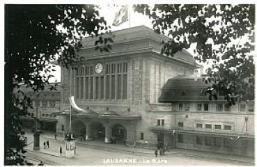 AK Lausanne - La Gare