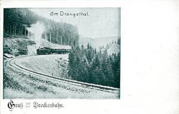 AK Brockenbahn im Drängetal