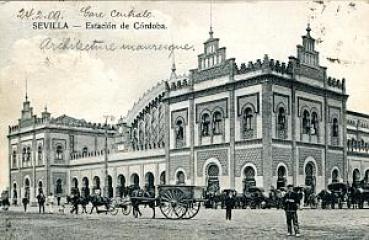 AK Sevilla Estacion de Cordoba Bahnhof