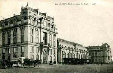 AK Bordeaux Gare de Midi Bahnhof