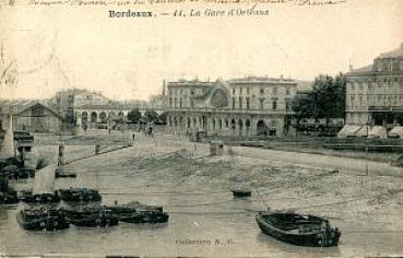 AK Bordeaux La Gare d'Orleans