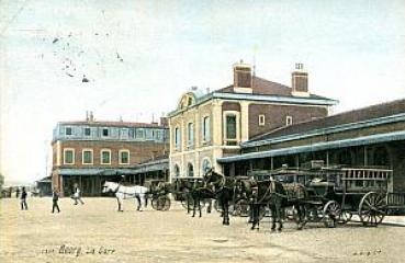 AK Bourg La Gare Bahnhof