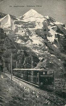 AK Jungfraubahn mit Silberhorn