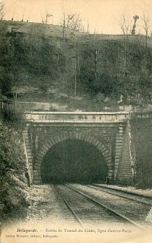 AK Bellagarde Entree du tunnel du Credo Ligne Geneve Paris