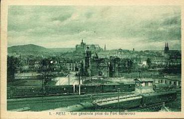 AK Metz Vue generale prise du Fort Bellecroix