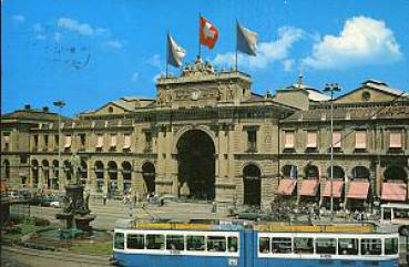 AK Schweiz Zürich, Bahnhofsvorplatz