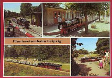 AK Pioniereisenbahn Leipzig