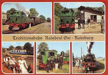 AK Traditionsbahn Radebeul Ost - Radeburg