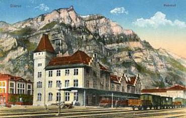 AK Glarus Bahnhof