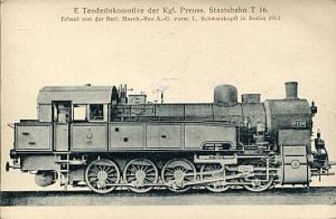 AK E Tenderlokomotive Preußische Staatsbahn T 16 Schwarzkopff Be