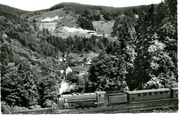 Triberg mit Zug