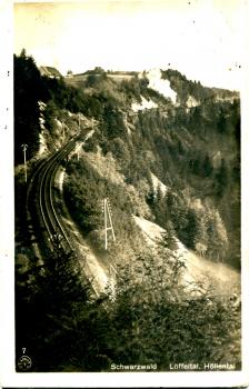 Schwarzwald Löffeltal mit Bahnstrecke