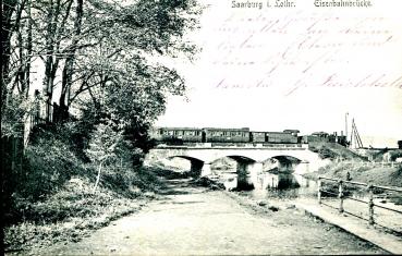 Saarburg in Lothringen Eisenbahnbrücke