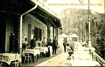 Bahnhofs Restauration Mendel