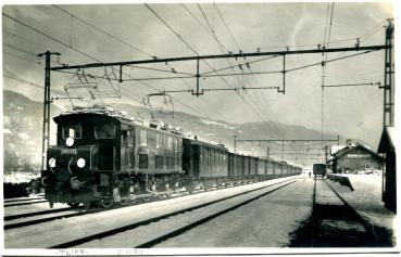 Erste elektrische Güterzugmaschine auf der Arlbergbahn