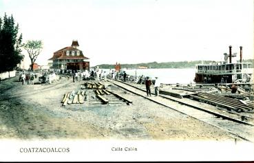 Coatzacoalcos Gleisanlagen am Hafen