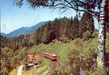 Bequem durch die Lande reisen, Werbekarte DB