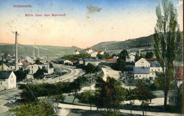 Rosswein, Blick über den Bahnhof