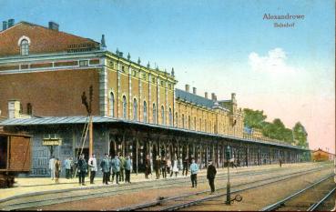 Alexandrowo Bahnhof