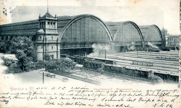 Frankfurt Main Hauptbahnhof mit Gleisen