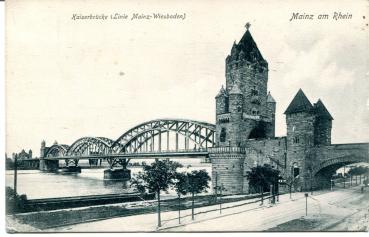 AK Kaiserbrücke Mainz – Wiesbaden