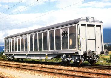 AK SBB Güterwagen Schiebewandwagen