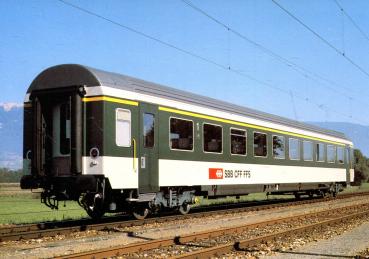 AK SBB CFF Personenwagen 1 Klasse