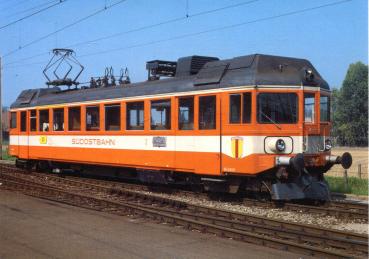 AK SOB Triebwagen Abe 4/4