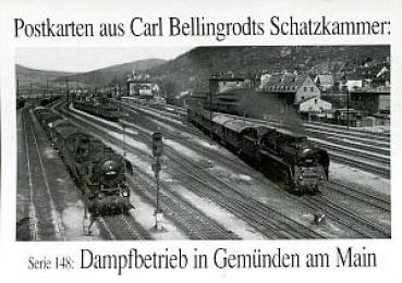 Serie 148 Dampfbetrieb in Gemünden am Main