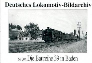 Serie 207 Die Baureihe 39 in Baden