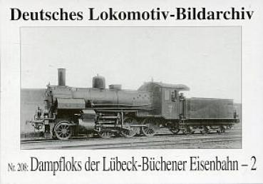 Serie 208 Dampfloks der Lübeck - Büchener Eisenbahn - 2