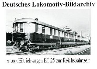 Serie 307 Eiltriebwagen ET 25 zur Reichsbahnzeit