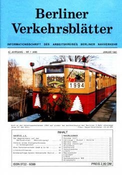 Berliner Verkehrsblätter 01 / 1995