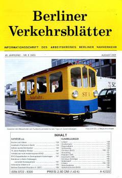 Berliner Verkehrsblätter 08 / 2001