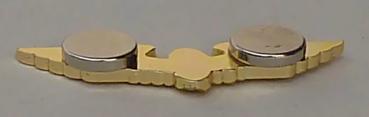 Magnete Flügelrad Deutsche Reichsbahn GOLD 4,3cm – 2 Stück