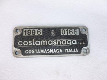 Fabrikschild Costamasnaga Italia 1996 Fnr. 0166